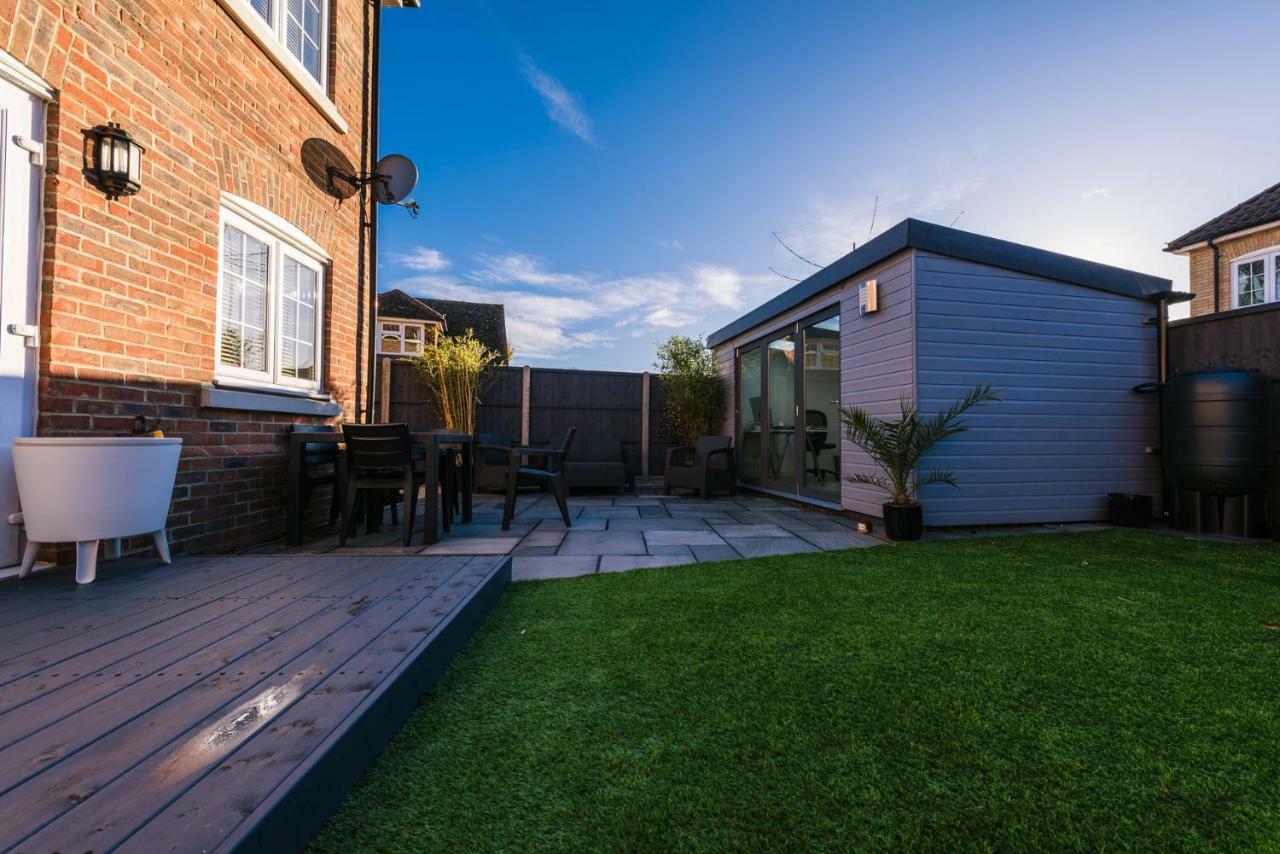 Riverside Stays, Modern House Stays, Shefford, Bedfordshire Exterior foto